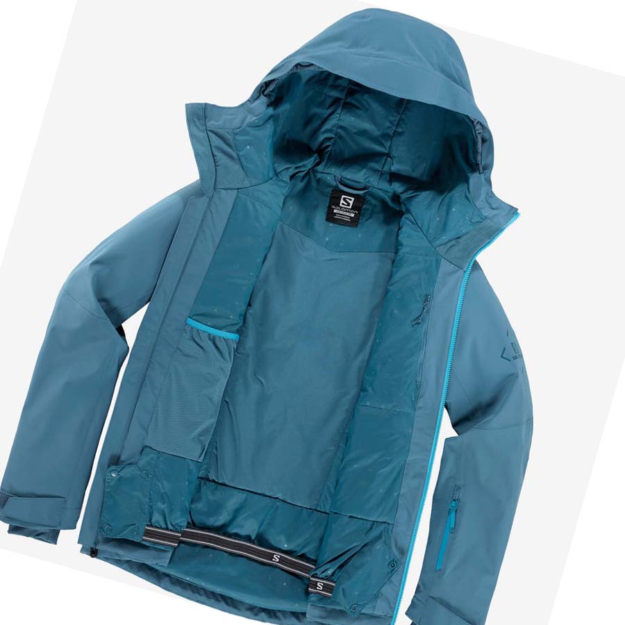 Salomon HIGHLAND INSULATED Erkek Ceket Mavi | TR 3297LIS